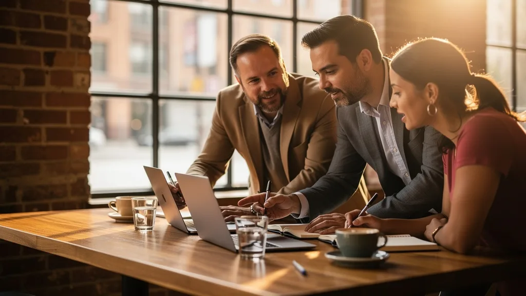 Local entrepreneurs collaborate in preparation for the World Cup.