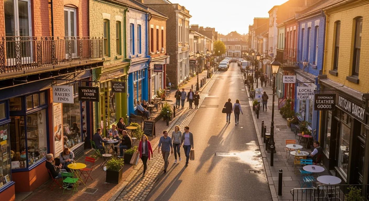 The vibrant local economy thriving from tourism.