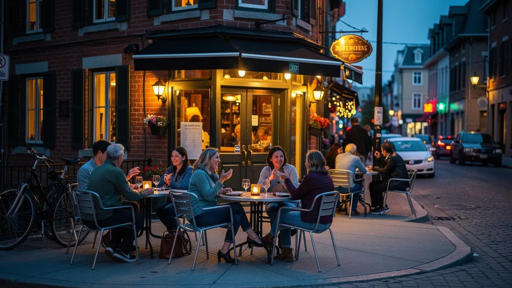 Emphasizing the local dining experience as part of travel.