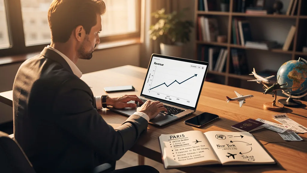 Analyzing growth trends in the travel sector.