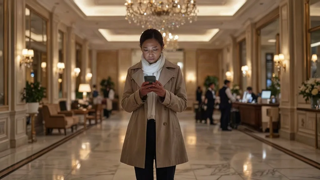Exploring new booking options with technology.