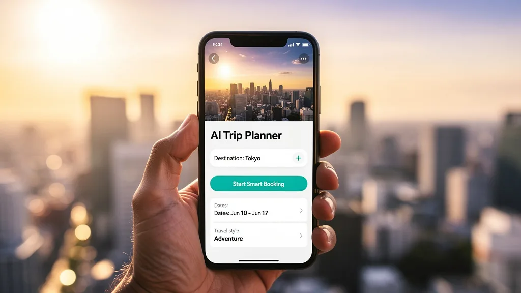 A new era of travel booking at your fingertips.