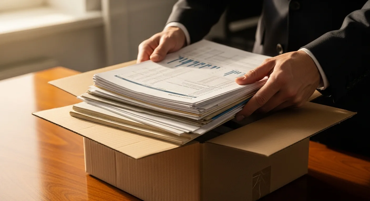 Reflecting on financial transitions.